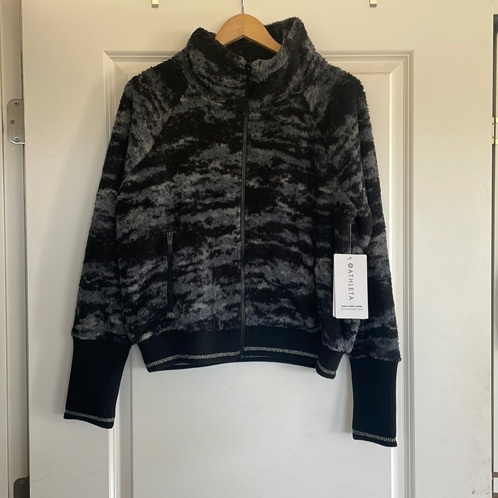 NWT ATHLETA Tugga Sherpa Jacket